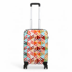 Hårt skaltryckt kabin 55 x 36 x 20 cm PP resväska Bagage Lämplig för Easyjet, Ryanair