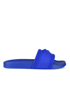Versace Medusa-slippers blauw