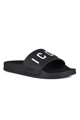 Dsquared2 Ikon Slides Svart