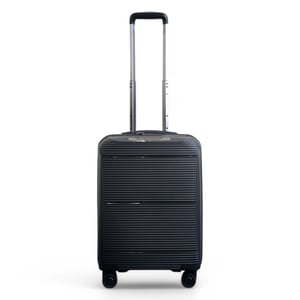 Expanderbar PP Hardshell Cabin Resväska 55 x 39 x 24 cm Bagage Lämplig för Easyjet, Ryanair