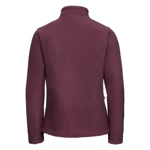 Russell Dames/Dames Full Zip Outdoor Fleecejack (Bourgondië)