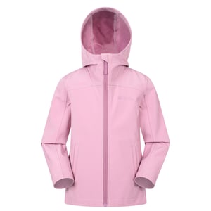 Mountain Warehouse Kinder Retreat Lichtgewicht Soft Shell Jas (Donkerroze)
