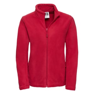 Russell Dames/Dames Full Zip Outdoor Fleecejack (Klassiek rood)
