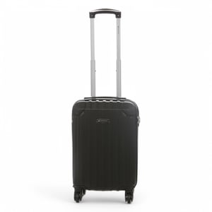 Hårt skal Svart ABS 8 hjul Undersits Cabin Bagage resväska