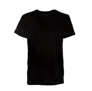 Heren T-shirt met korte mouwen en effen crewneck met print
