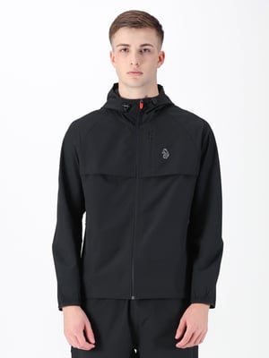 Luke 1977 Men's Brecon Performance Zip Through Jacket in Black