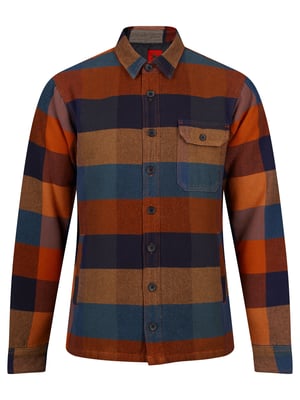 Luke 1977 Men's Bala 4000 Quilted Shacket in Orange