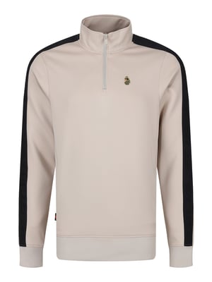 Luke 1977 Men's Tttqr Quarter-Zip Sweatshirt in Brown