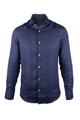 Moorer Overhemd Blauw