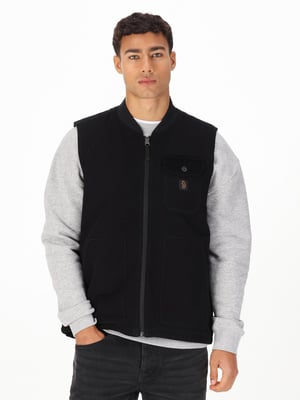 Luke 1977 Men's Vyrnwy Quilted Gilet in Black