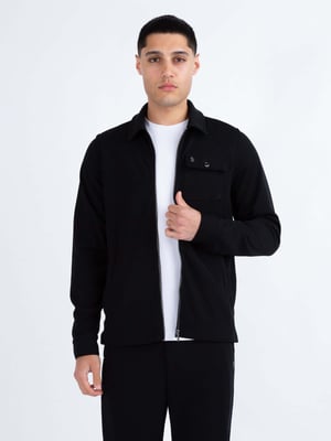 Luke 1977 Men's Concord Stretch Cord Textured Jacket in Black