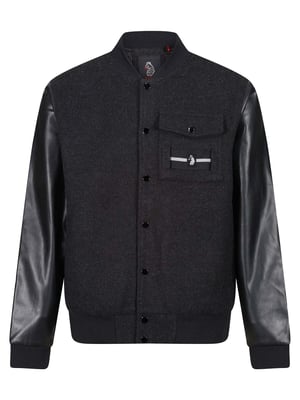 Luke 1977 Men's Governor Varsity Jacket in Grey