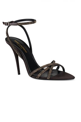 Saint Laurent Ava Sandalen Bruin
