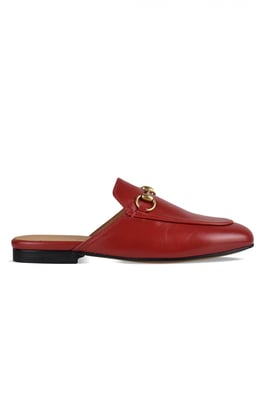 Gucci Princetown Tofflor Röda