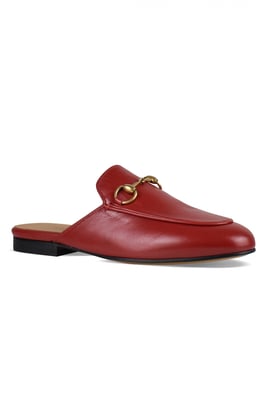Gucci Princetown Tofflor Röda