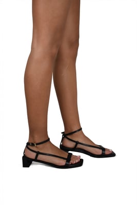 Anest Collective Linea sandalen Zwart