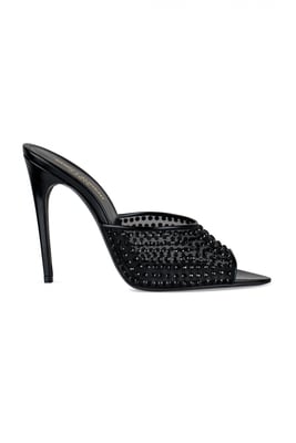 Saint Laurent Blonde Muiltjes Zwart