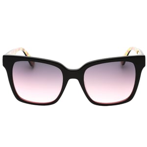 Kate Spade Harlow/G/S Grey Fuchsia Lens Black Sunglasses