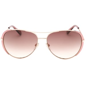 Marc Jacobs Brown Lens Pink Detail Gold Sunglasses