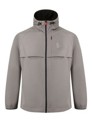 Luke 1977 Men's Brecon Performance Zip Through Jacket in Grey