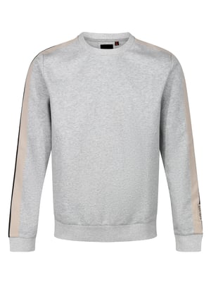Luke 1977 Men's Massachusetts Tape Detail Sweatshirt in Grey