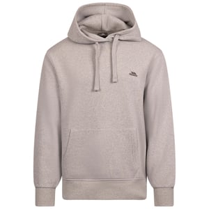 Trespass Mens Truman Logo Hoodie (Grey Marl)