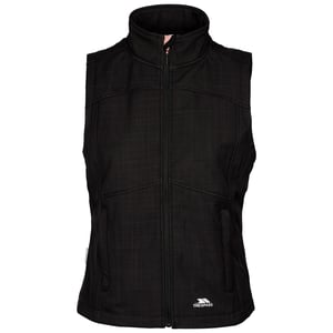 Trespass Dames/Dames Mereb TP50 Softshell Lichtgewicht Gilet (Zwarte mergel)