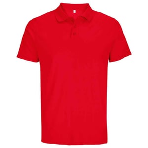 SOLS Unisex Volwassen Pitcher Gerecycled Polyester Polo Shirt (Rood)
