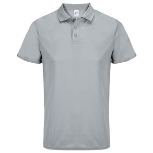 SOLS Unisex Adult Pitcher Recycled Polyester Polo Shirt (Pure Grey)