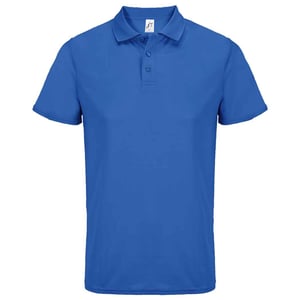 SOLS Unisex Adult Pitcher Recycled Polyester Polo Shirt (Royal Blue)