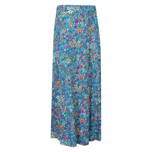 Mountain Warehouse Dam Shore Blommig Jersey Maxi Kjol (Mörk Teal)