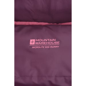 Mountain Warehouse Microlite 500 Mid Season Rechts Ritsslaapzak (Bourgondië)