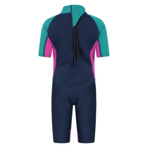 Mountain Warehouse Wetsuit met contrasterende panelen voor kinderen (Druif)