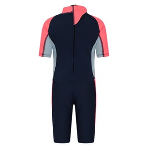 Mountain Warehouse Wetsuit met contrasterende panelen voor kinderen (Fuchsia)