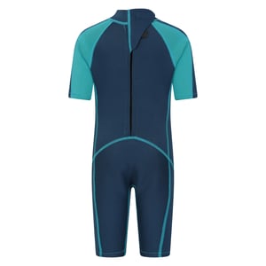 Mountain Warehouse Wetsuit met contrasterende panelen voor kinderen (Teal)