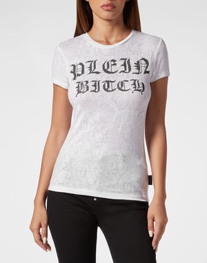 T-shirt Slim Fit Gothic Plein