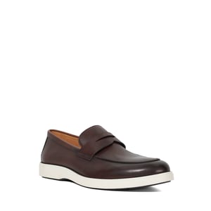 Dune Mens Barnstaple - Leather Slip On Casual Loafers