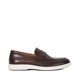 Dune Mens Barnstaple - Leather Slip On Casual Loafers