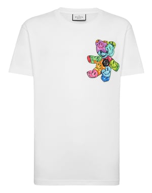 T-shirt Rund Hals Leende