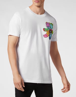 T-shirt Rund Hals Leende