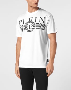 T-shirt med rund halsringning