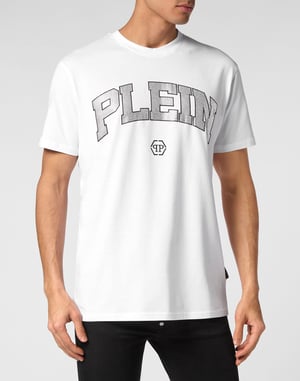 T-shirt med rund halsringning