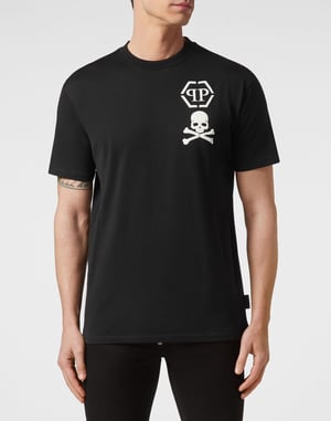 T-Shirt V-Hals Skull