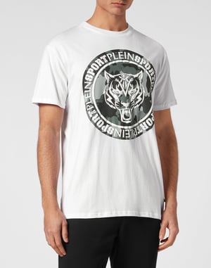 T-Shirt Ronde Hals Carbon Tiger