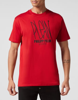 T-shirt Rund Hals Dödskalle