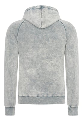 Gewassen hoodie met een used look