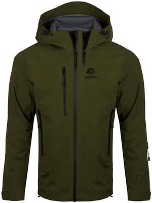 Dames Wandeljack 3-Laags Hardshell Olijfgroen