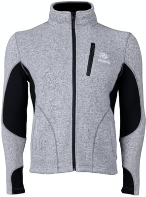 Dames Fusion Fleece Jacket Wandeljack Grijs