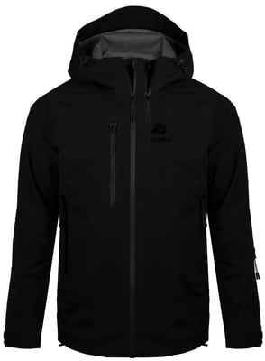 Heren 3-Laags Hardshell Wandeljack Zwart