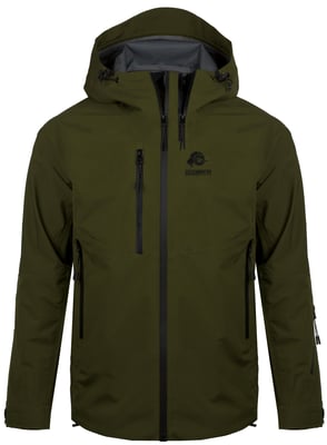 Heren 3-Laags Hardshell Wandeljack Olijfgroen